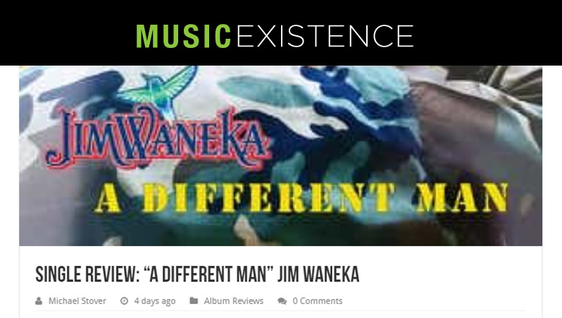 MusicExistence Reviews “A Different Man”